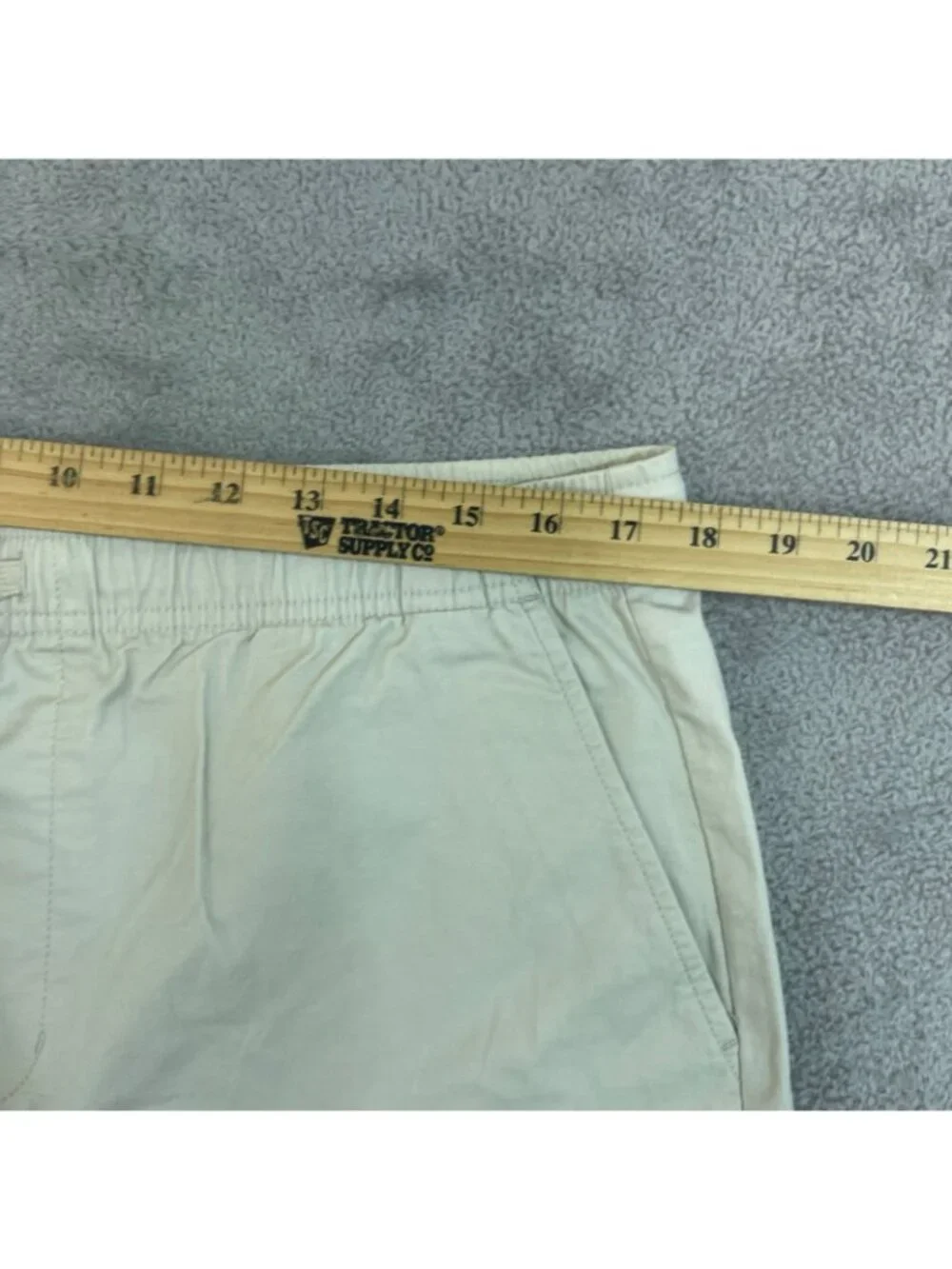 NWT Banana Republic Men's L Pull-On Shorts Tan 98% Cotton
